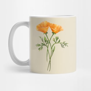 California Poppy Mug